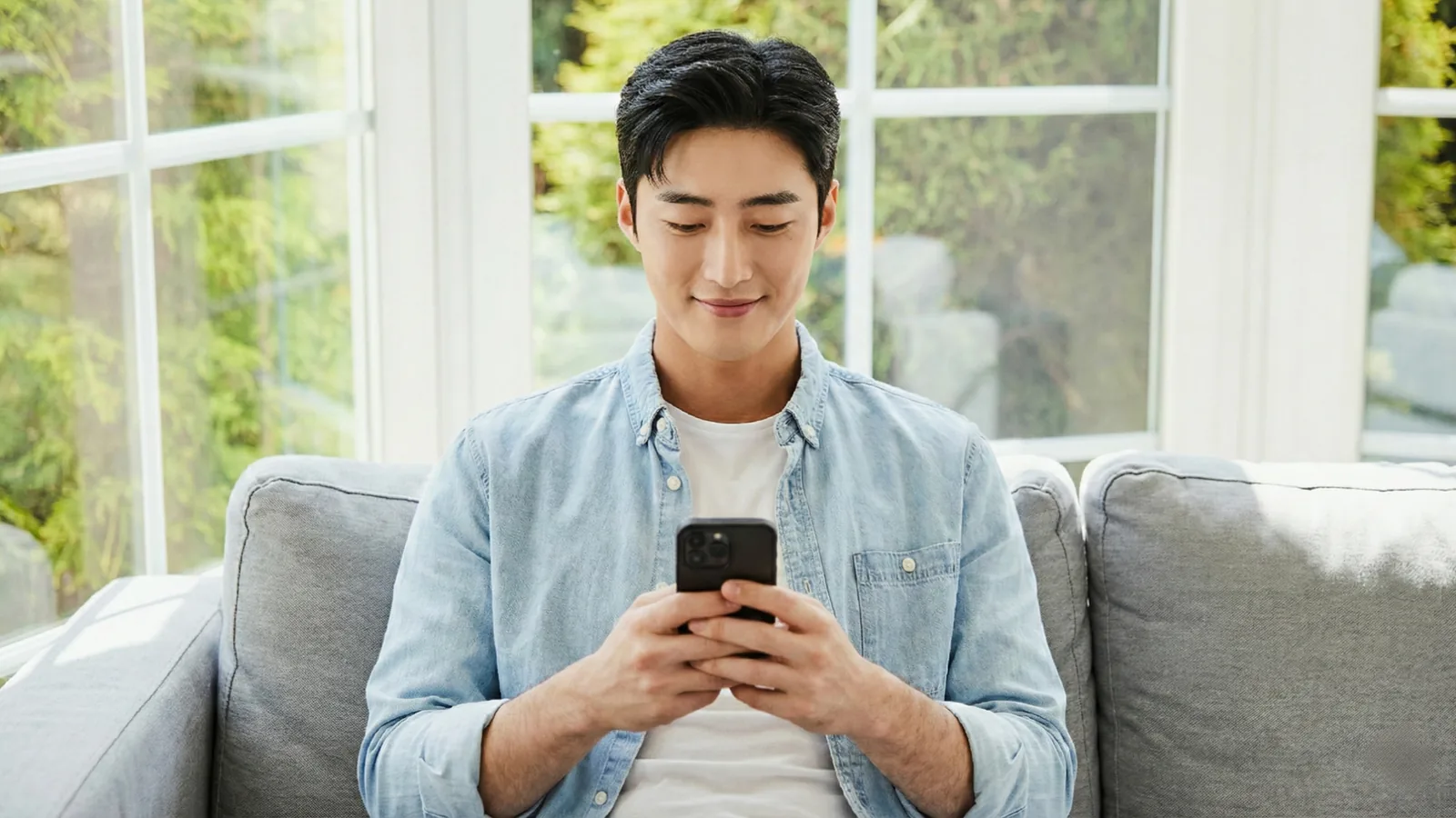 휴대폰으로 결제 한도를 확인하는 이용자