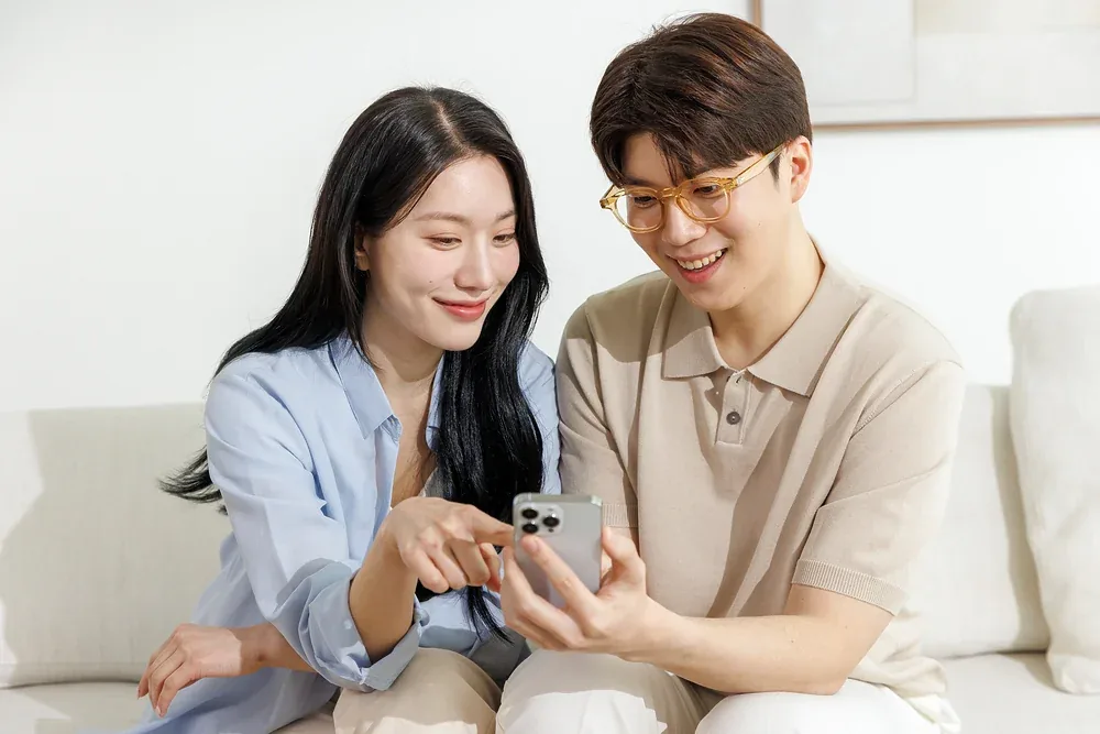 안내 결과 확인 화면
